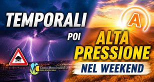 Meteo Italia - ultimi temporali ma l'alta pressione incombe