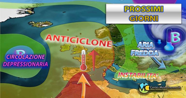 Meteo – Ancora maltempo in arrivo, poi migliora con generale bel tempo e clima primaverile: i dettagli