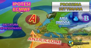 Meteo - Prossima settimana Primavera nuovamente in crisi con maltempo frequente? La tendenza