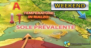 Meteo - Weekend di generale stabilità e bel tempo, ma attenzione a qualche temporale in arrivo: ecco quando e dove