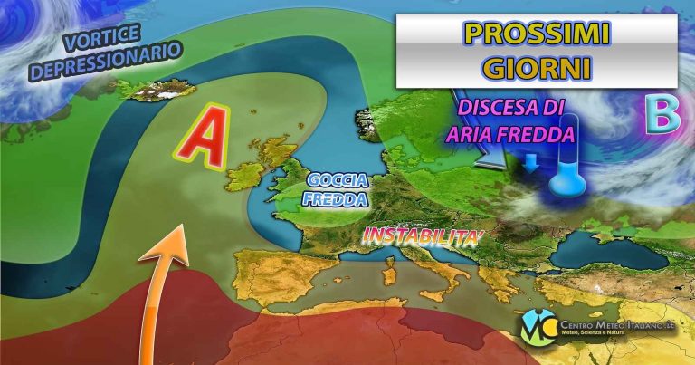 Meteo – Primavera in difficoltà nei prossimi giorni, con rovesci e qualche temporale in arrivo in Italia: i dettagli