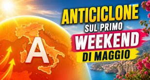 Meteo Italia - alta pressione in rimonta con maggio