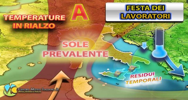 Meteo - La Primavera combatte, per il 1° Maggio solo pochi disturbi di maltempo: ecco dove