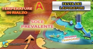 Meteo - 1° Maggio in larga parte stabile e asciutto, ma attenzione a qualche nota di maltempo: i dettagli