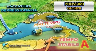 Meteo Italia - ancora diversi impulsi instabili in arrivo