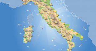 Previsioni meteo in Italia per domani 9 maggio 2026