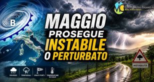 Meteo - Maggio flagellato dal maltempo frequente in Italia con temperature miti? Ecco la tendenza