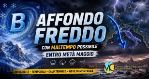Meteo Italia - possibile affondo di aria fredda entro la fine della settimana