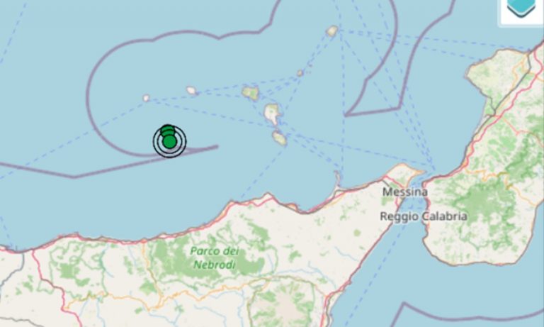 Terremoto oggi in Sicilia, 12 maggio, scossa di M 2.5 sulla Costa messinese – Dati INGV