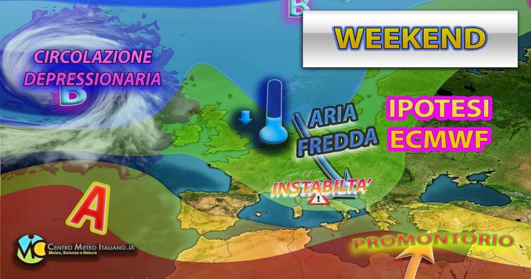 Meteo – Weekend parte con maltempo polare e possibili grandinate, poi migliora, ma con qualche temporale insistente: i dettagli