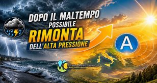 Meteo Italia - dopo la fase perturbata possibile alta pressione