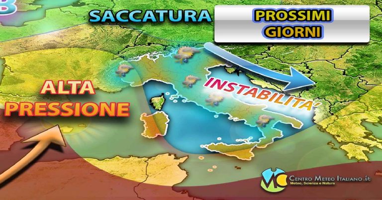 Meteo – Anticiclone delle Azzorre protagonista, ma con qualche isolato temporale insistente nel prosieguo di settimana