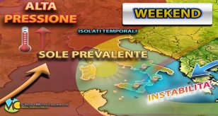 Meteo - Stabilità, bel tempo e temperature simil-estive nel Weekend, con isolati temporali: ecco dove