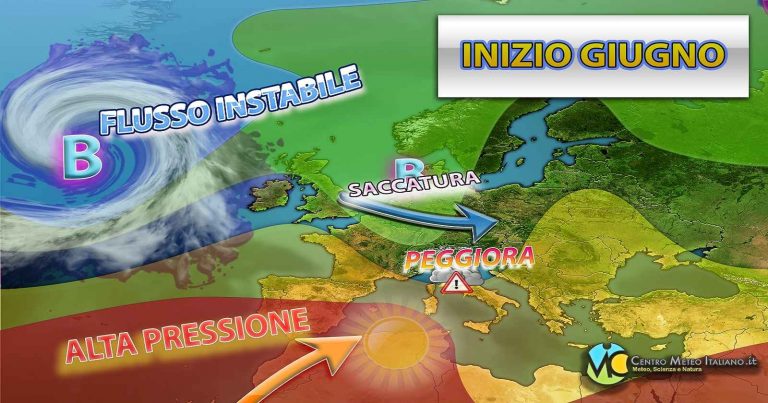 Meteo Italia – prima settimana di giugno tra temporali e nuova possibile ondata di caldo, ecco gli aggiornamenti