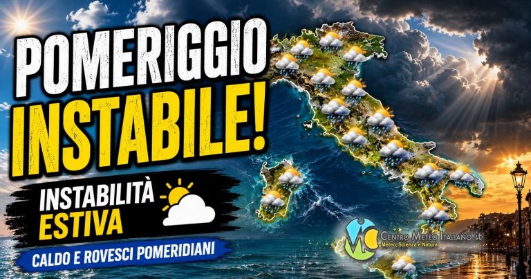 Meteo Italia – dal caldo ai temporali nei prossimi giorni, vediamo l’evoluzione fino alla prima settimana di giugno