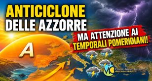 Meteo weekend: anticiclone delle Azzorre in espansione