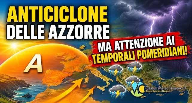 Meteo weekend: anticiclone delle Azzorre in espansione