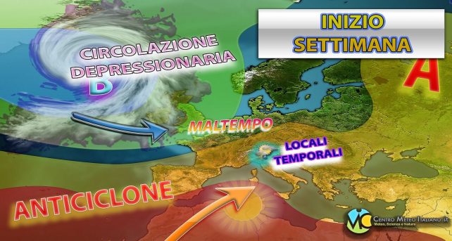 Meteo - Avvio di settimana con stabilità prevalente e temperature in progressivo aumento: ma occhio a qualche temporale