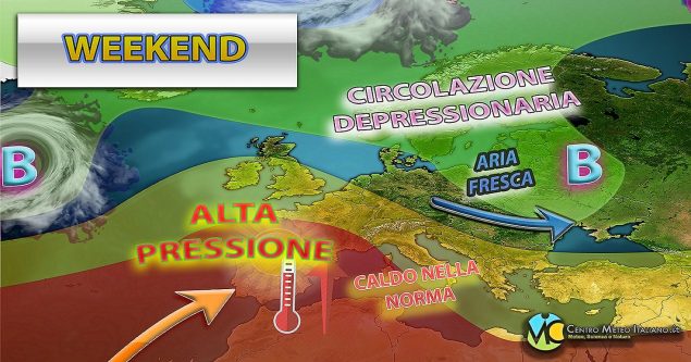 Meteo - Alta pressione protagonista nel Weekend, con temporali solo isolati sulle Alpi: ecco quando