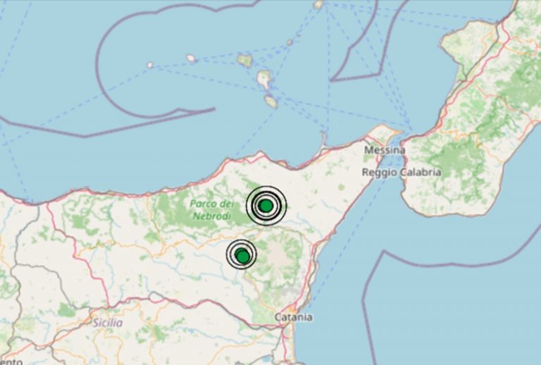 Terremoto oggi in Sicilia, 13 giugno, tre scosse nel messinese nel pomeriggio – Dati Ingv