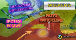 Vasto campo di alta pressione entro il weekend