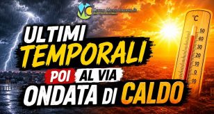 Meteo Italia - ultimi temporali prima del rialzo termico