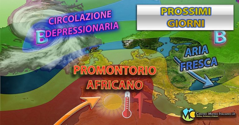 Meteo – Stabilità e bel tempo prevalenti nei prossimi giorni, ma occhio ai temporali: ecco dove