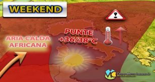 Meteo - Fiammata africana nel Weekend in Italia, con temperature fin sui +38°C, ma anche temporali: i dettagli