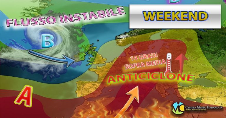 Meteo – Temporali più circoscritti e temperature in ulteriore aumento nel Weekend, con picchi fino a +40°C: i dettagli