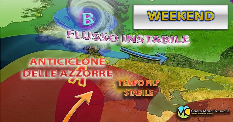 Meteo – Tripudio di stabilità nel Weekend, ad eccezione di qualche temporale: i dettagli