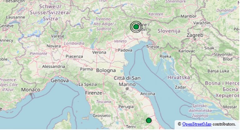 Terremoto in Friuli Venezia Giulia oggi 5 luglio 2026: scossa M 2.5 in provincia di Pordenone