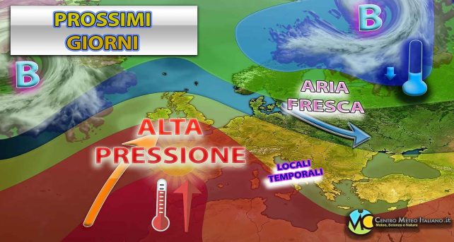 Meteo - Caldo in lieve e ulteriore intensificazione con il trascorrere dei giorni in Italia, i dettagli