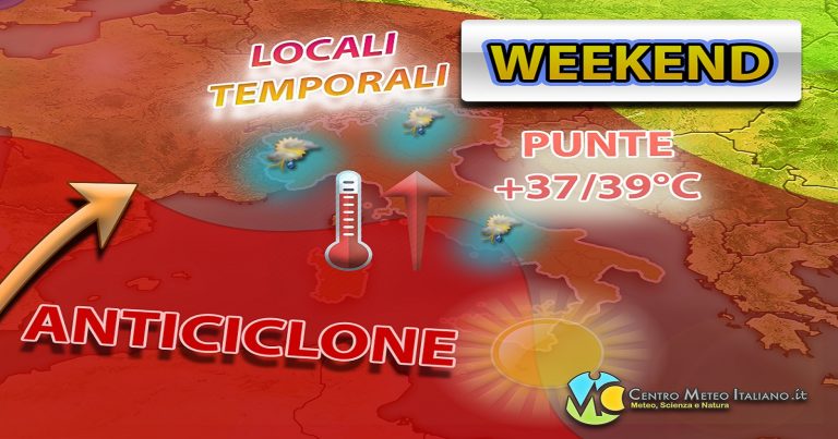 Meteo Italia – prossimi giorni caldo in aumento ma anche qualche temporale possibile, vediamo l’evoluzione