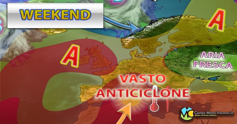 Meteo – Caldo in aumento in Italia per fiammata africana, ma verso il weekend torna qualche temporale