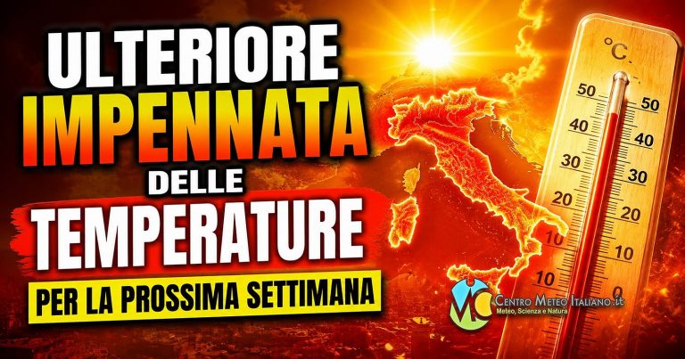 Meteo – Caldo rovente in arrivo per la prossima settimana, con temperature oltre i +40°C in Italia: la tendenza