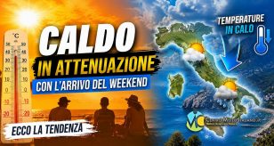 Meteo Italia - dal weekend attenuazione del caldo