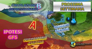 Meteo - Irruzione di maltempo la prossima settimana, con calo generale delle temperature: i dettagli