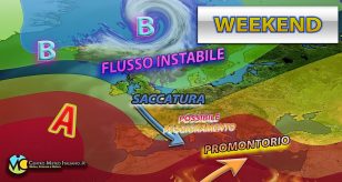 Meteo - Nuova irruzione di maltempo in arrivo in Italia nel Weekend, con temperature in media: i dettagli