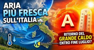 Meteo Italia - entro fine mese potrebbe tornare il caldo intenso