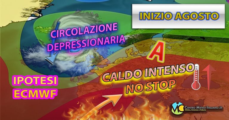 Meteo – Avvio di agosto rovente in Italia, massime anche oltre i 40°C a causa di una intensa ondata di caldo africano