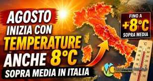 Meteo - Avvio di Agosto rovente con temperature anche superiori ai +40°C: ecco la tendenza