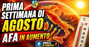 Agosto inizia con caldo e qualche temporale, tendenza meteo