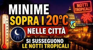 Meteo Italia - caldo intenso e notti tropicali per l'inizio di agosto