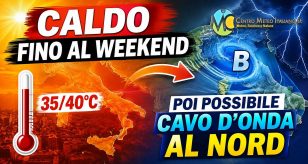 Meteo Italia - caldo e temporali nel prosieguo di agosto