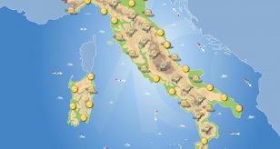 Previsioni meteo in Italia per domani 8 agosto 2026