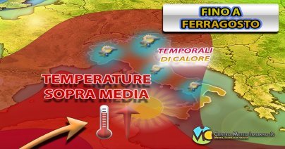 Tra sole, caldo e qualche temporale