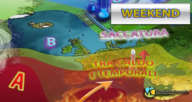 Meteo - Weekend di Ferragosto con maltempo in aumento e temperature in lieve calo: la tendenza