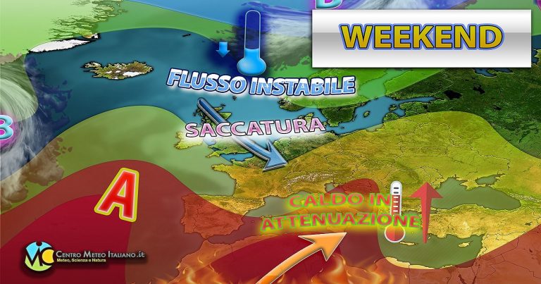 Meteo – Italia tra caldo africano e forti temporali nel Weekend di Ferragosto, i dettagli