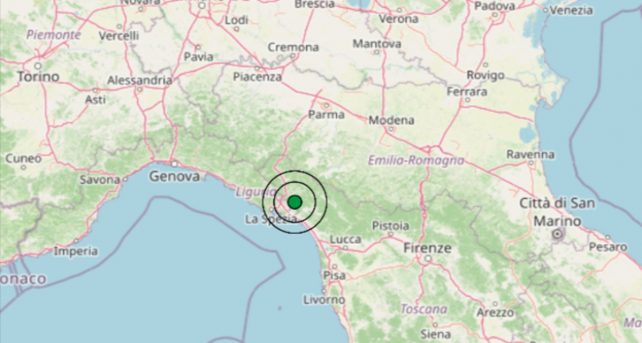Terremoto oggi
