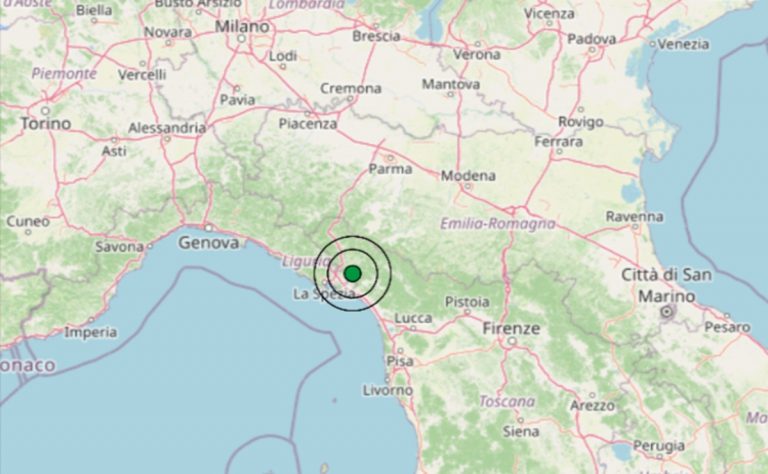 Terremoto oggi in Toscana, 16 agosto, scossa di M 3.7 in provicia di Massa Carrara – Dati Ingv